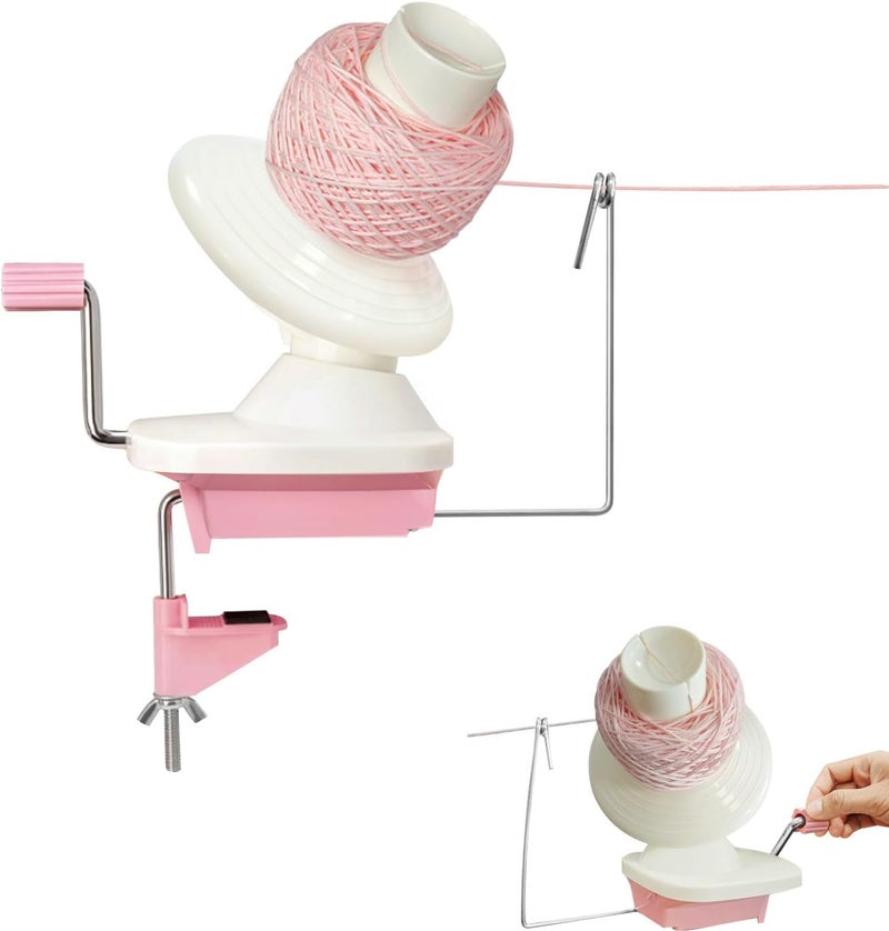 plzzree Yarn Ball Winder for Crocheting: Yarn Winder for Crocheting & Yarn Spinner for Knitting Hand Operated - Image 1